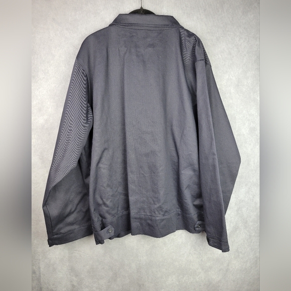 Season Men Fall Twill‎ Men Navy Blue Canadian Jacket Size XL - Picture 2 of 13